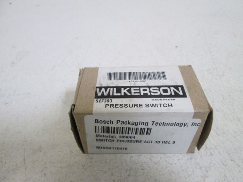 WILKERSON PRESSURE SWITCH X07-01-000 *NEW IN BOX*