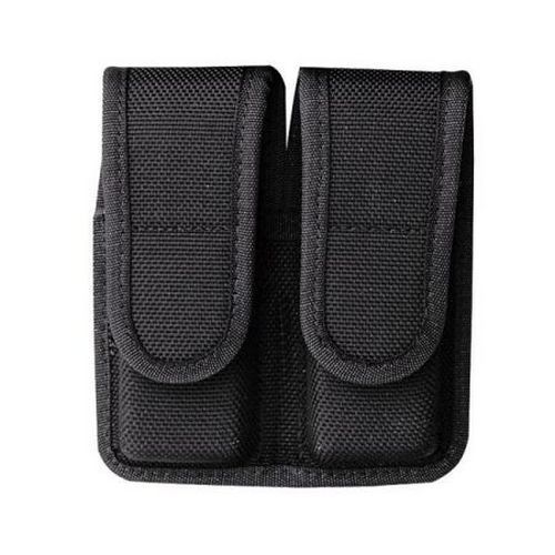 NEW Bianchi AccuMold 7302 Double Magazine Pouch Black Nylon 18472 POLICE Gear