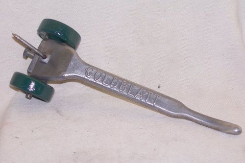 Used goldblatt 8-1/2&#034; skate wheel joint raker concrete tool bi026 for sale