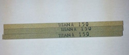 Titan tool supply, inc. polishing stones 150 grit am-2 1/16 x 1/4 x 6 for sale