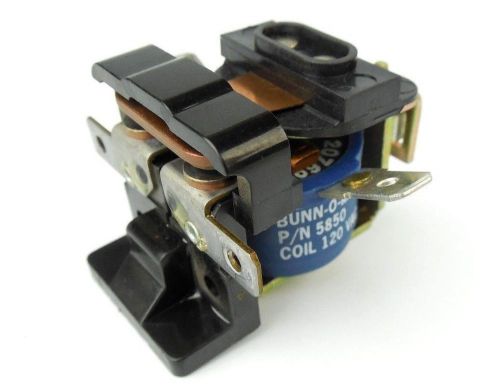 Bunn G9-2T HD coffee grinder solenoid relay Bunn-O-Matic P/N 5850 120v coil