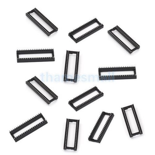 20pcs 40-pin 2.54 mm pitch dip ic sockets adaptor solder type high quality new for sale