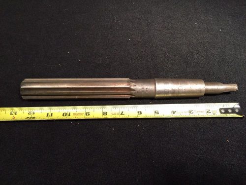 BUTTERFIELD 1-1/4&#034; APPROX 13&#034; OAL HIGH SPEED TAPERED SHANK INDUSTRIAL REAMER