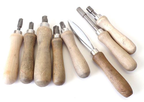 8 Each Hand Universal Countersink &amp; Deburring Tools From Boeing Aircraft