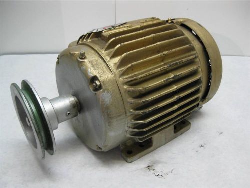Baldor em3581t super-e 1 hp electric motor 230/460 vac 3 phase 1750 rpm 143t for sale