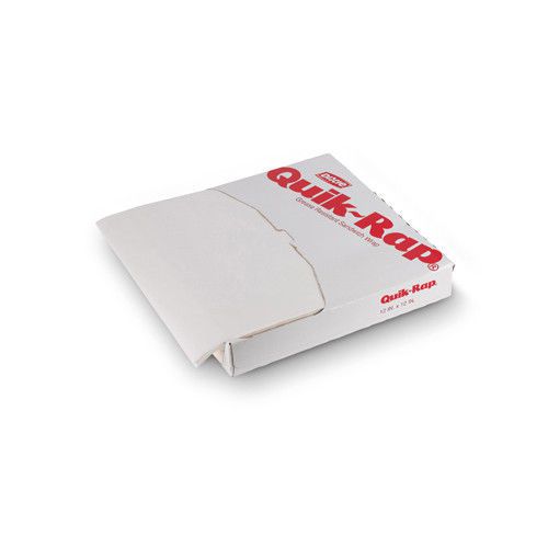 Dixie 14&#034; x 14&#034; Quik-Rap Grease-Resistant Waxed Sandwich Paper in Opaque White