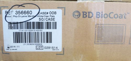 Case corning biocoat poly-d-lysine plates 384 well tc fb microplates # 356660 for sale