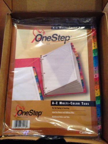 9 Packs A-Z Tabs, Cardinal 60218 One Step