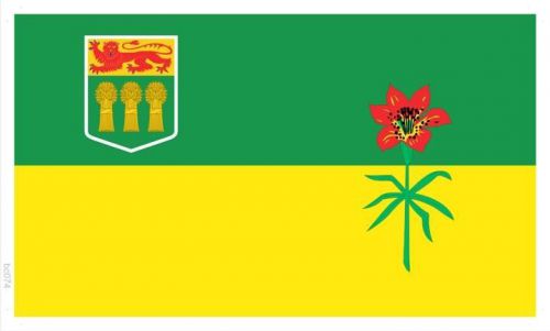 bc074 FLAG OF SASKATCHEWAN (Wall Banner Only)