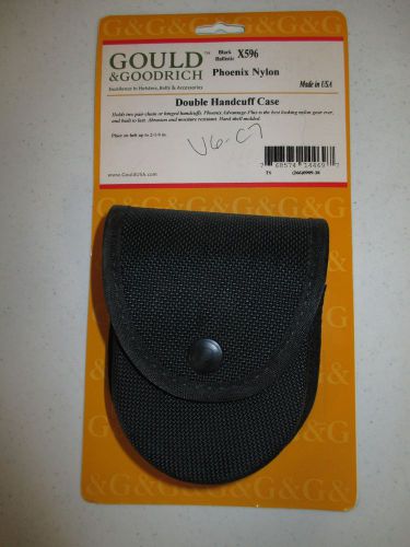 Gould &amp; goodrich-duty gear, phoenix nylon, double handcuff case, ballistic nylon for sale