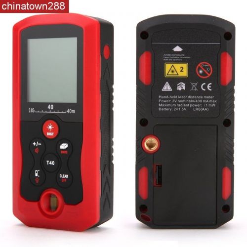 40m/131ft/1575in digital handheld laser distance meter range finder measure i3f for sale