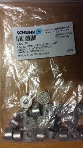 20 pcs. SCHUNK HM13 clamping inserts.
