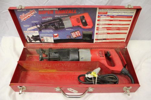 Milwaukee 6527-21 120v 9.5 Amp Super Sawzall Corded Reciprocating Saw Kit