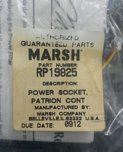 Marsh Videojet Patrion Power Socket RP19825