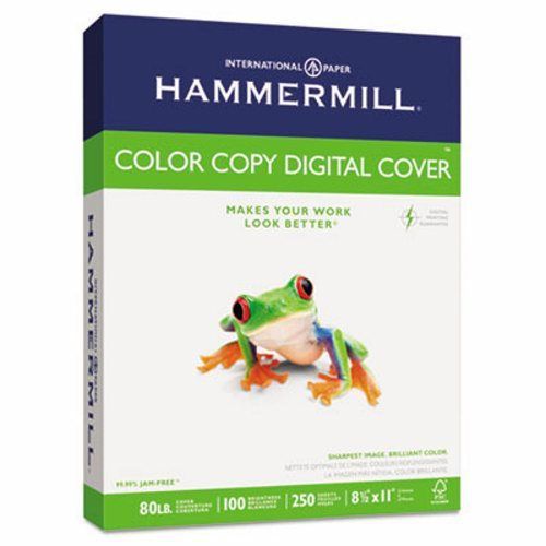 Hammermill Color Copy Stock, 80 lbs., 8-1/2 x 11, White, 250 Sheets (HAM120023)
