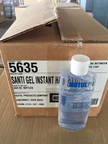 Kutol santi gel hand sanitizer 4oz 24 per case 5635 for sale