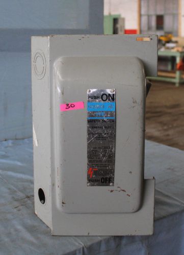 Gould ITE fusible disconnect Vacu Break safety switch 100a 240v #JN423 WILL SHIP