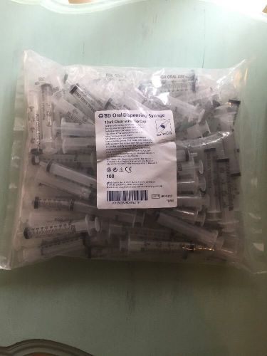 BD Oral Dispensing Syringe 10ml Clear with Tip Cap