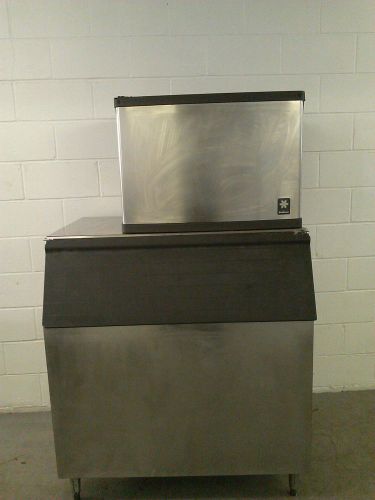 Mantiowoc ice maker machine dispenser bin qy0604a 650lb cube ice cubes for sale