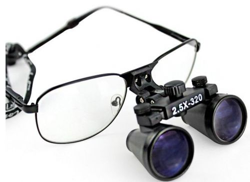 2.5x dental surgical binocular loupes 320mm optical glasses lens for dentist new for sale