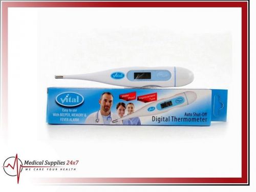 Lot of 2 digital thermometer rigid type for powered with faster response time for sale