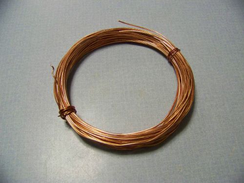 50 ft.bare 18 gauge copper wire  craft art  jewelry material  scrap #3 for sale