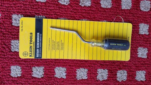 Klein 670-3 3/16&#034; x 3&#034; rapi-driv rotary screwdriver new for sale