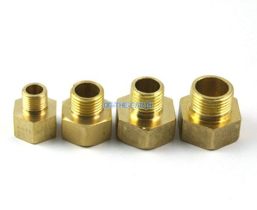 10 Brass 1/2&#034; Female To 3/8&#034; Male BSP Reducing Pipe Fitting Hose Connector