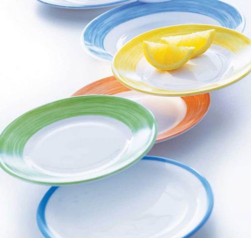Restaurant plates Arcoroc Opal Brush Dinnerware by Cardinal