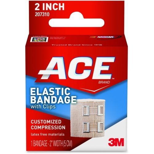 Ace Elastic Bandage with Clip - 2&#034; - 1Each - Beige - MMM207310