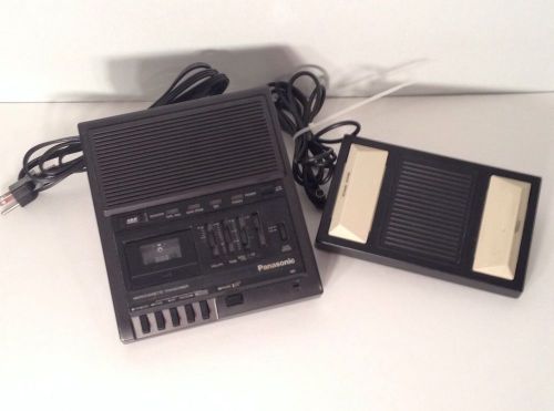 Panasonic Microcassette Transcriber Machine Model #RR-930 With Foot Pedal