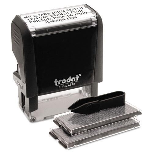 NEW U. S. STAMP &amp; SIGN 5915 Self-Inking Do It Yourself Message Stamp, 3/4 x 1