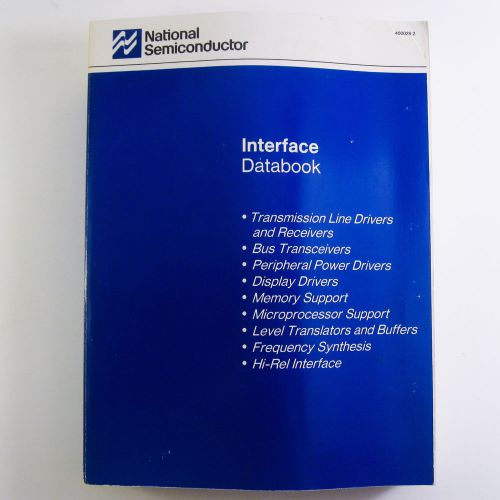 National Semiconductor Corporation Interface Databook 1988