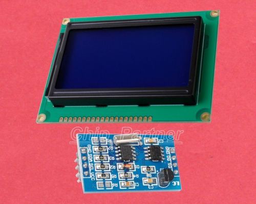 Ds1307 ds18b20 rtc temperature sensor module 5v + blue lcd12864 display for sale