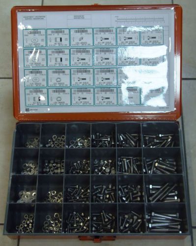 Fastener assortment, 18-8 stainless steel 500+ pcs nuts/hex cap screws/washers for sale