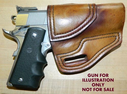 Gary c&#039;s avenger owb holster colt 1911 combat commander 4.25&#034; heavy leather for sale