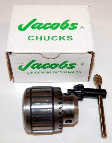 Jacobs Model 11N 3/8&#034; x 2JT Super Ball Bearing Keyed Drill Chuck- TIR .003&#034;