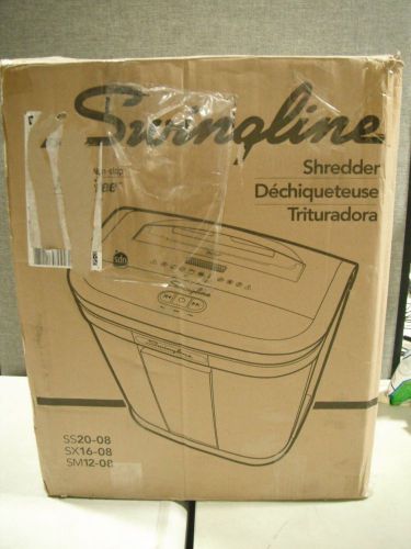 Swingline sx16-08 1758495 cross-cut jam free 16 sheet paper shredder used for sale