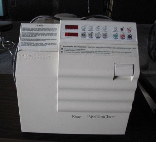 Midmark ritter m9 ultraclave steam sterilizer autoclave for sale