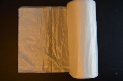 50 Pcs 38&#034; x 60&#034; High Density Can Liners Natural 60 Gallon Thickness 16 Micron