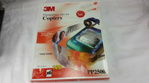 3M transparency film for copiers PP2500 85 sheets