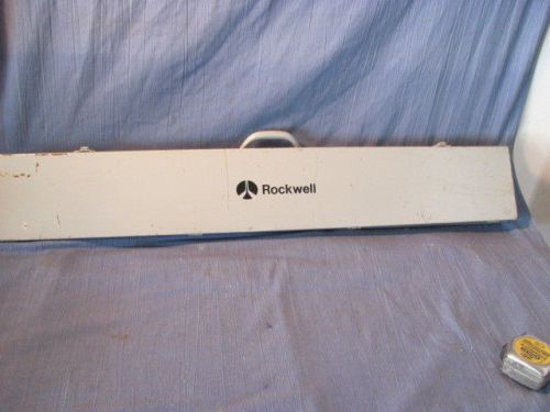 Roclwell professional hinge butt template set complete, steel case for sale