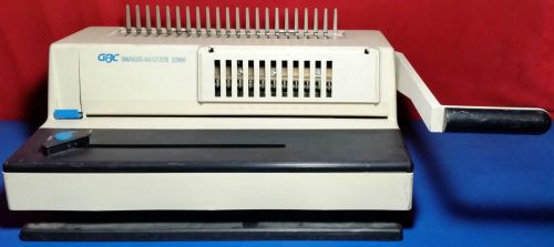 Gbc image maker 2000 plastic comb punch &amp; bind machine w/ binding elements for sale