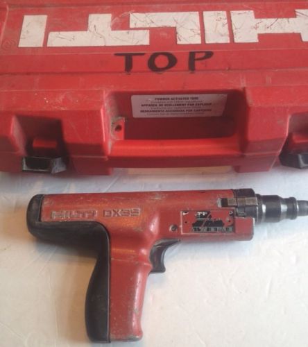 Hilti DX 35 - Working .27 Cal Powder Actuated Nail Gun in Carry Case