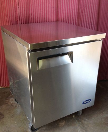 NEW 27&#034; 1 DOOR UNDERCOUNTER WORKTOP FREEZER WITH CASTERS FREE SHIPPING IN 24HRS