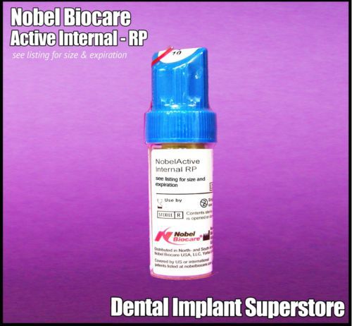 Nobel Biocare Dental Implant - Active Internal RP - 5.0 x 18mm - EXP 2015-12