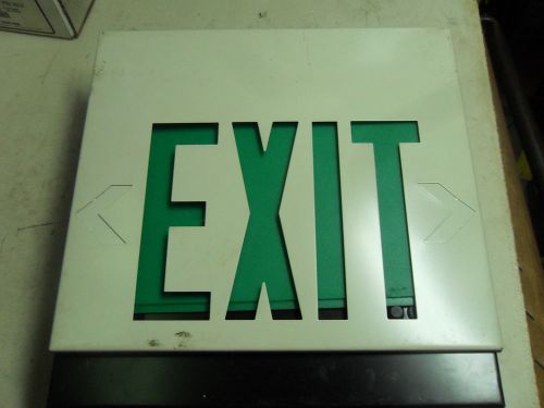 (n3-2) 1 lithonia xsw3r 120/277 el emergency exit sign for sale