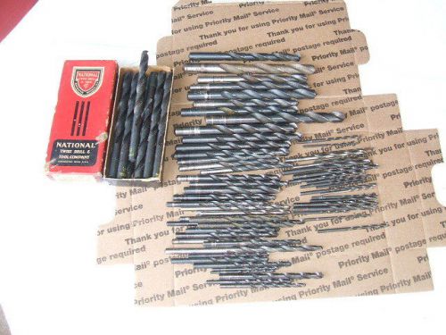 Lot of 65+ Miscellaneous Drills and complete box of NOS National Drills