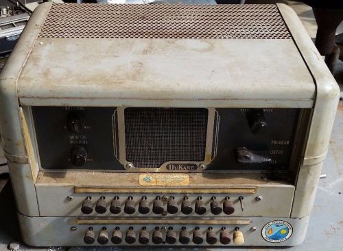 DuKane Intercom Console Not Tested As-Is