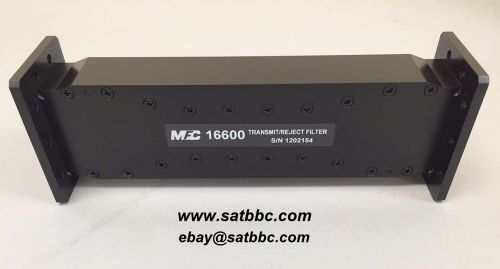Microwave filter mfc super extended c-band transmit reject filter # 16600 - new for sale